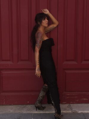 Vestido Rosa Negra