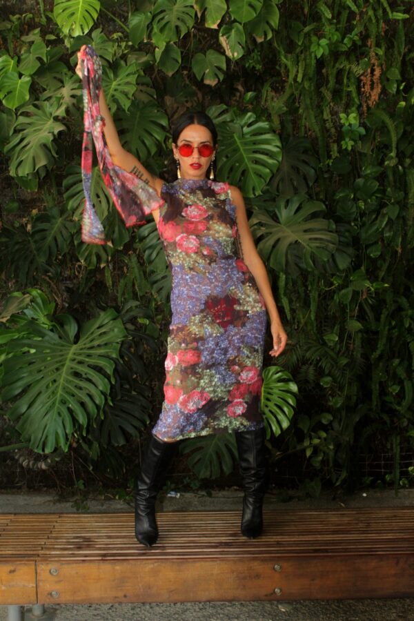 Vestido Flower Otoño - Imagen 3